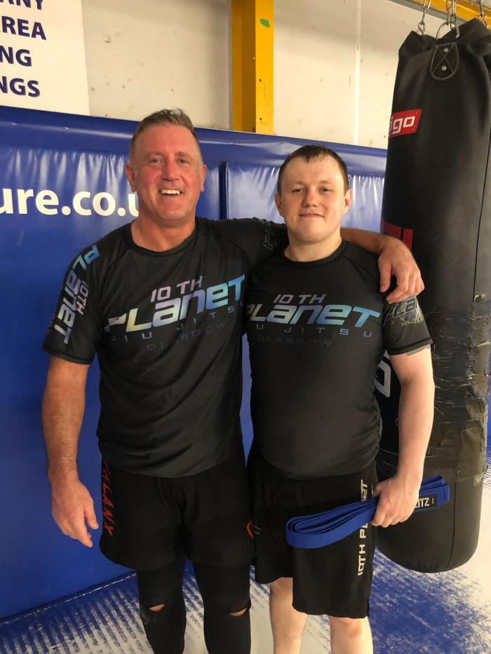 Blue belt · July 18, 2022 · Promoted by Steven Thompson