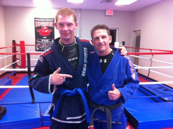 Blue belt · October 11, 2010 · Promoted by Sean Cooper