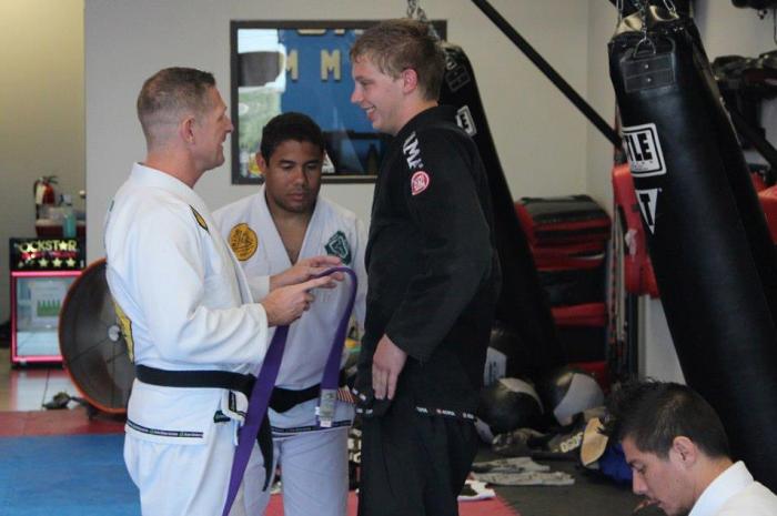 Purple belt · June 25, 2012 · Promoted by Sean Cooper