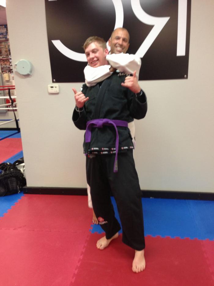 Purple belt · June 25, 2012 · Promoted by Sean Cooper