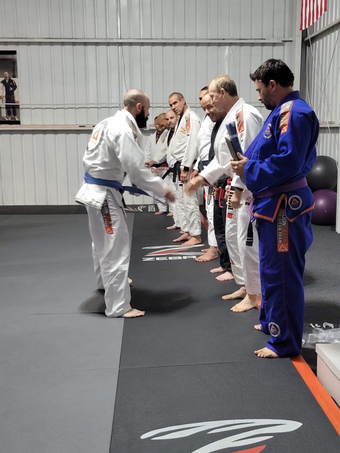 Blue belt · February 5, 2021 · Promoted by Rilion Gracie
