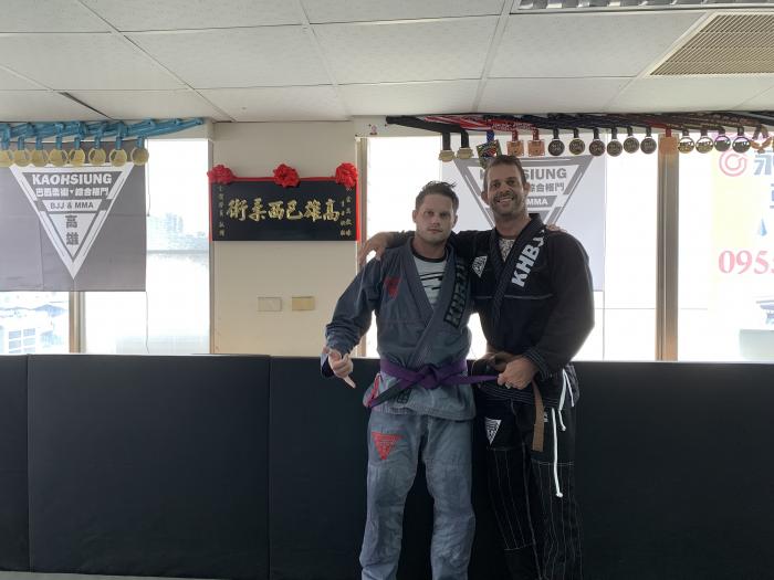 Purple belt · July 16, 2022 · Promoted by Ryan Fernandez
