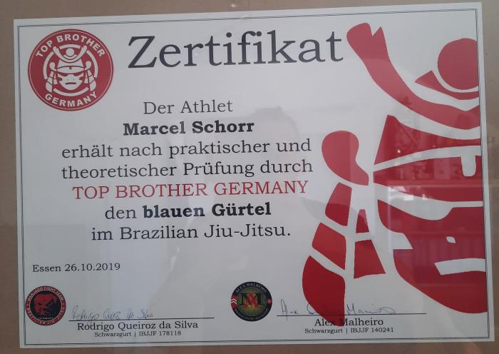 Blue belt · October 26, 2019 · Promoted by Alex Malheiro