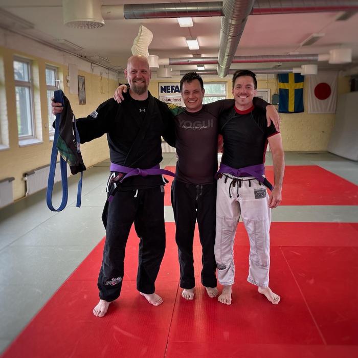 Purple belt · July 16, 2022 · Promoted by Daniel Westberg