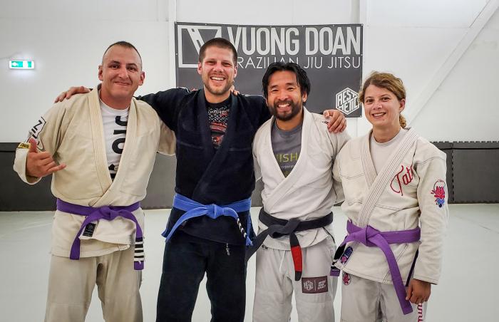 Purple belt · July 27, 2022 · Promoted by Vuong Doan