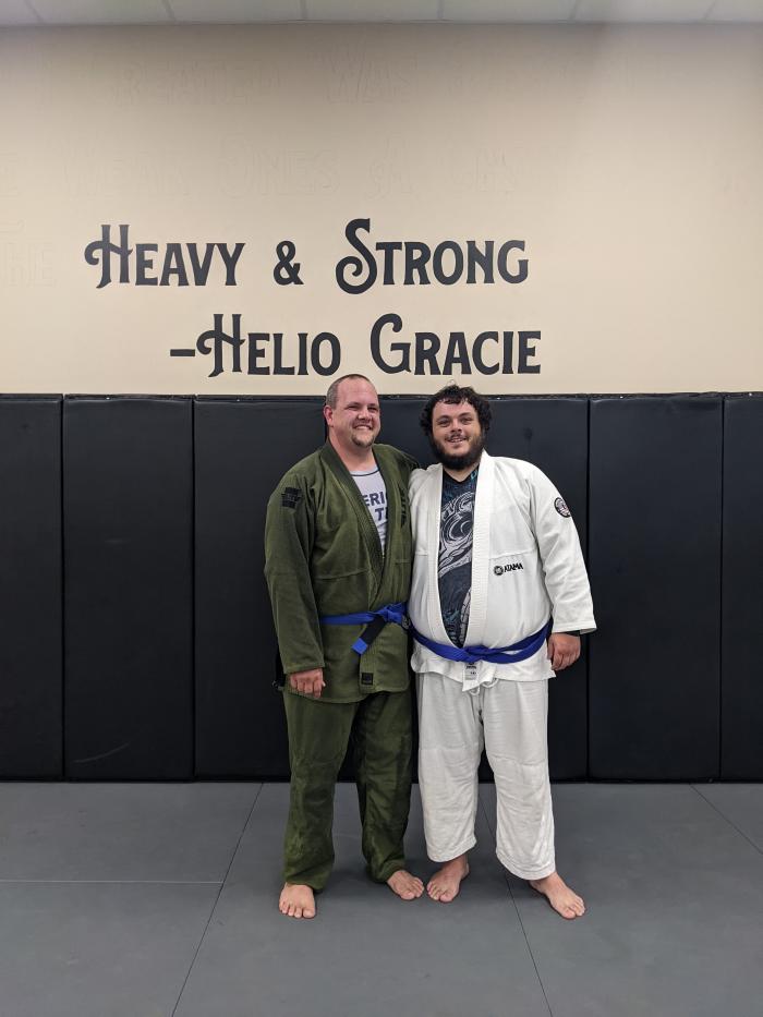 Blue belt · July 7, 2022 · Promoted by Mikey Triangles