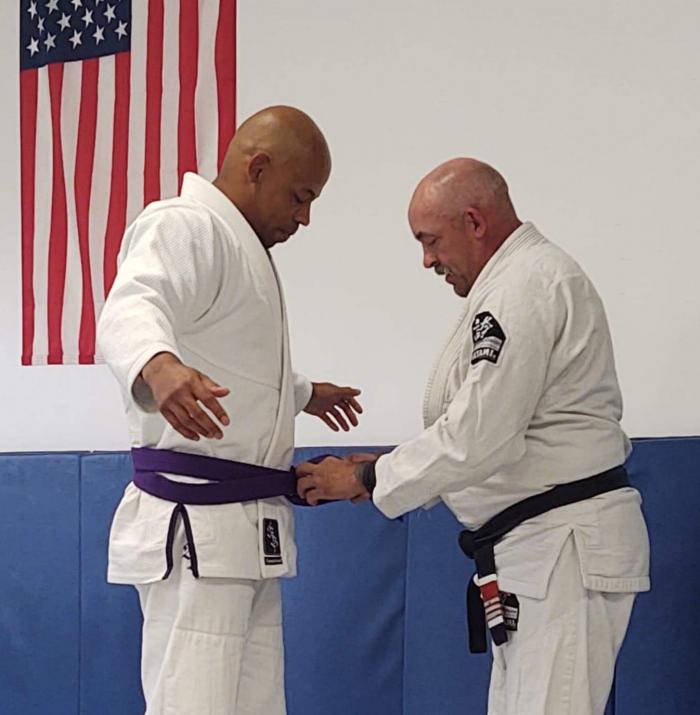 Purple belt · June 7, 2021 · Promoted by Bryan Baldwin