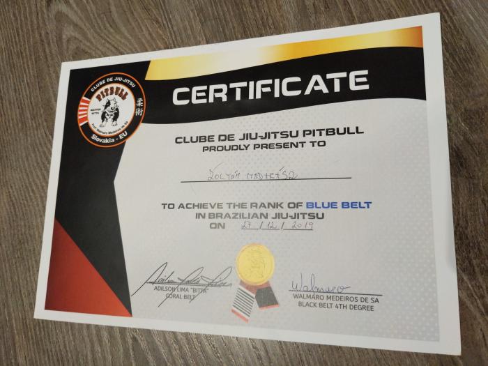 Blue belt · December 27, 2019 · Promoted by Walmaro Medeiros De Sa