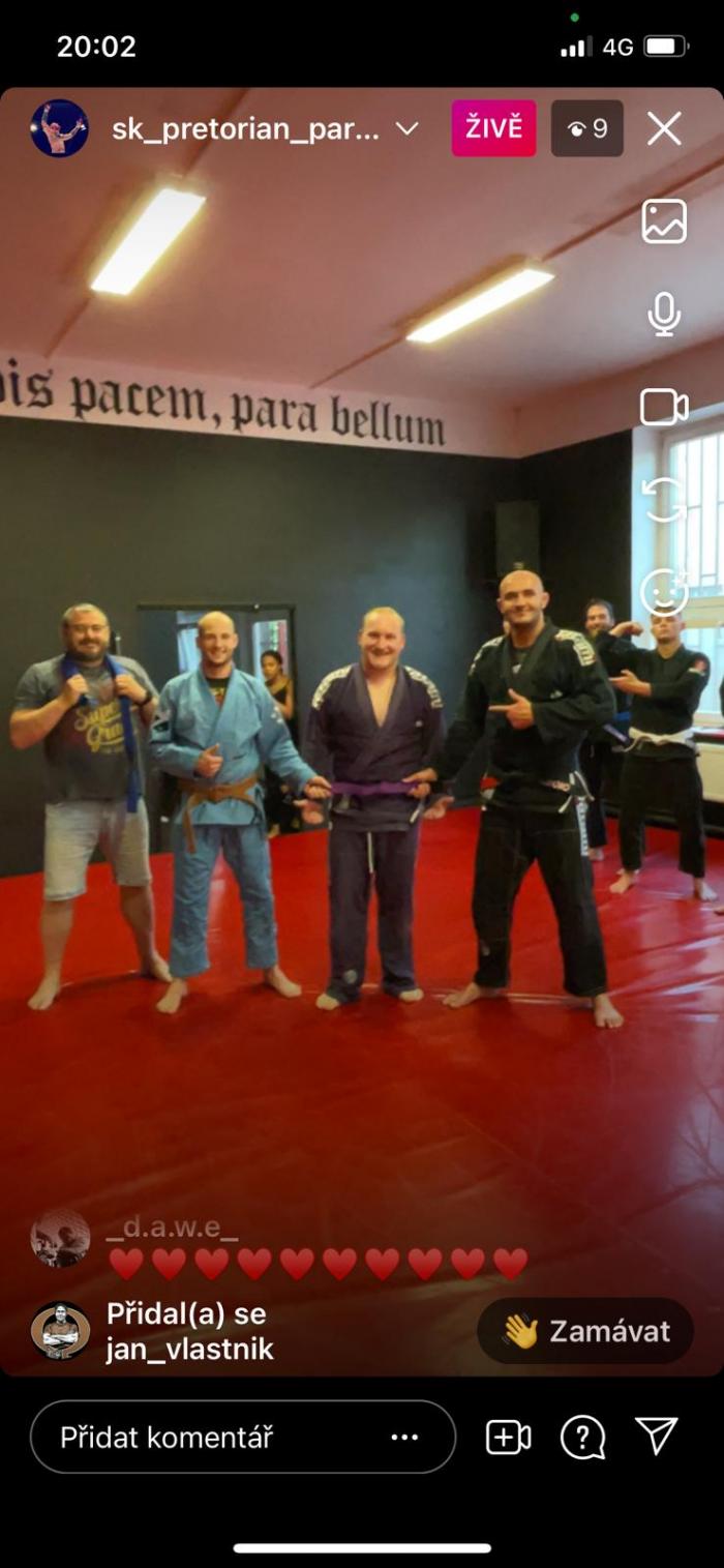 Purple belt · June 10, 2021 · Promoted by Jakub Stejskal