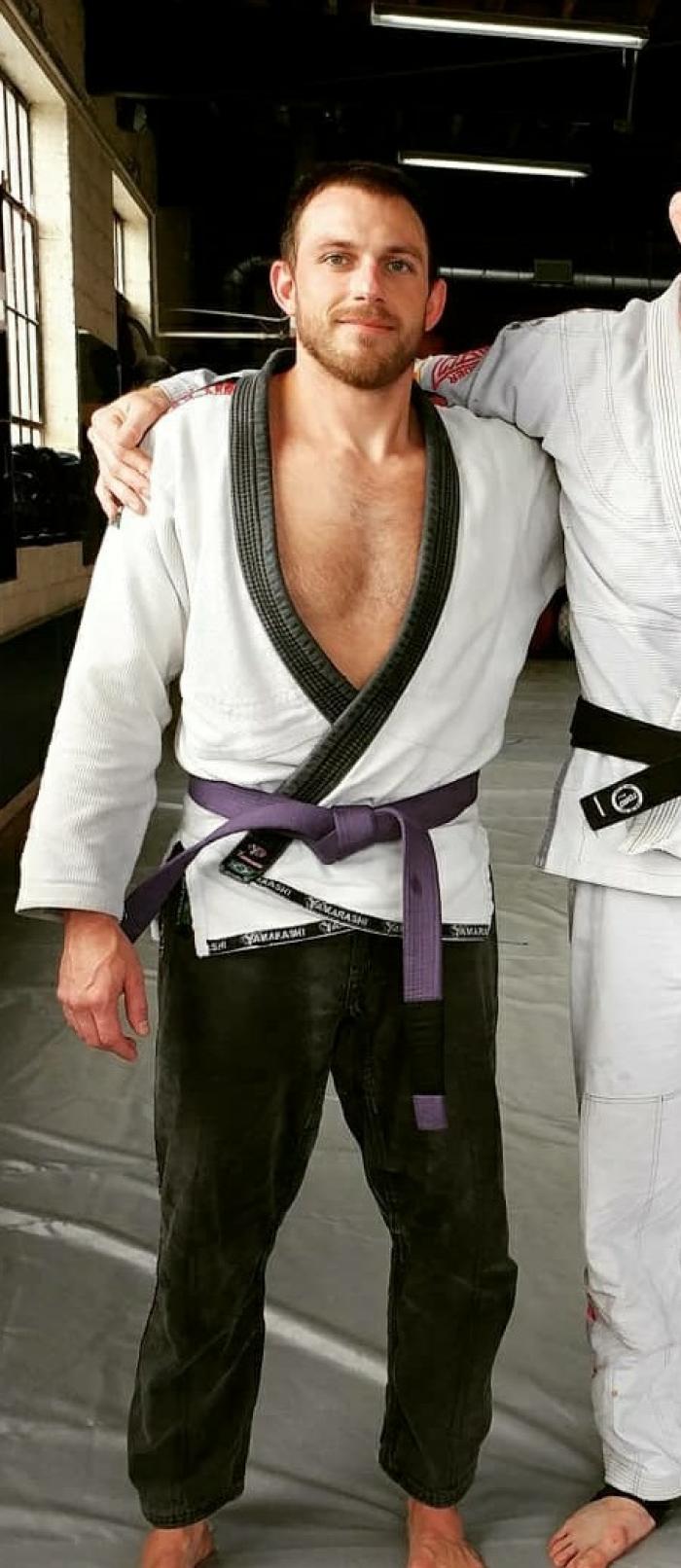 Purple belt · July 14, 2018 · Promoted by Dennis Hayes