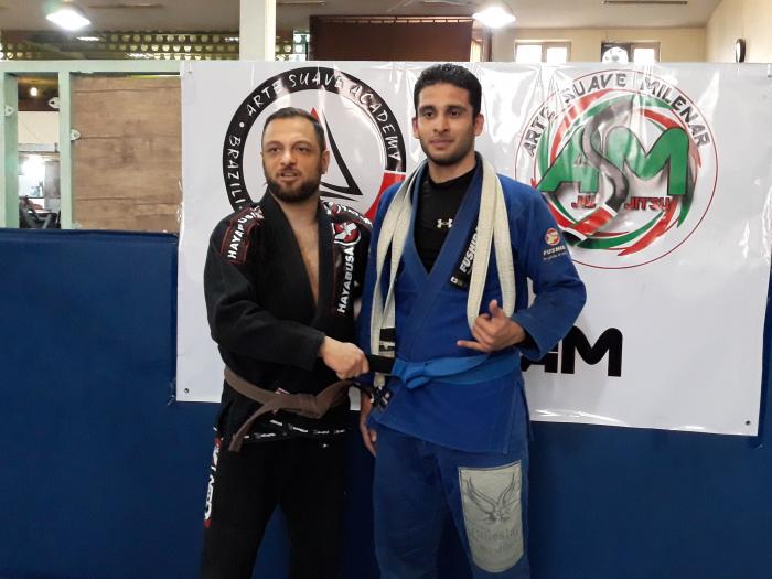 Blue belt · November 16, 2017 · Promoted by Bardia Honardar