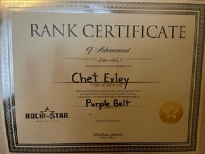 Purple belt · July 28, 2022 · Promoted by Matheus Galvao