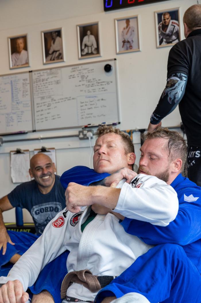 Leao Marinho Putney BJJ professor Gordo seminar