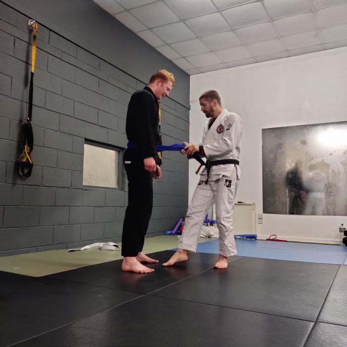 Blue belt · February 27, 2022 · Promoted by Fergal Quinlan