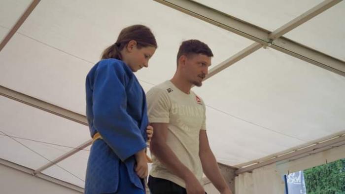 training with UFC fighter David Dvořák