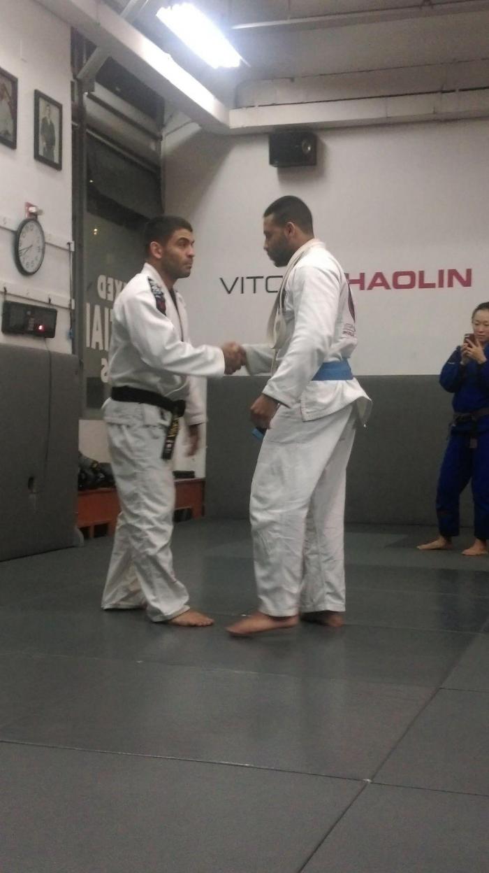 Blue belt · December 14, 2016 · Promoted by Vitor Ribeiro "Shaolin"