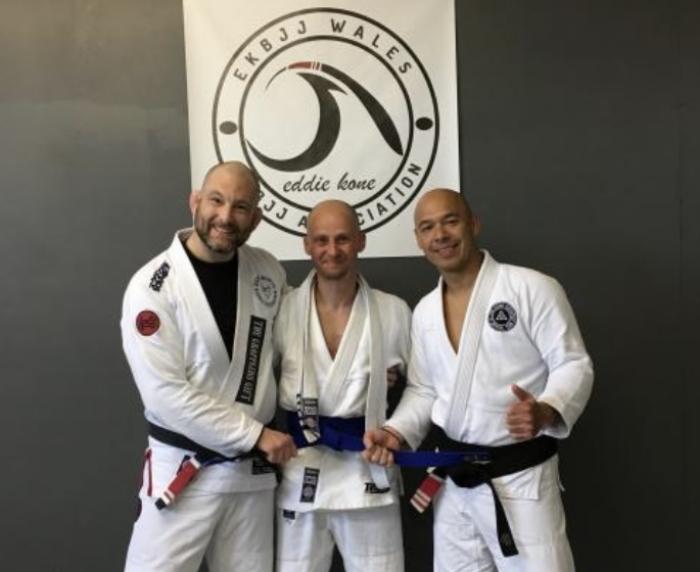 Blue belt · July 13, 2019 · Promoted by Eddie Kone