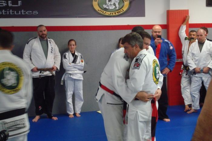 Red and black belt 7th degree · October 28, 2012 · Promoted by Rigan Machado