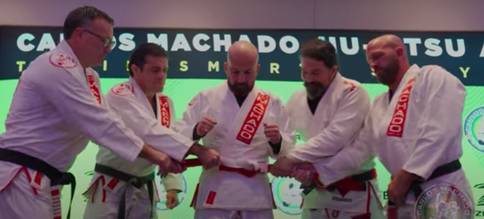 Red and white belt 8th degree · October 10, 2020 · Promoted by Master Francisco Mansur