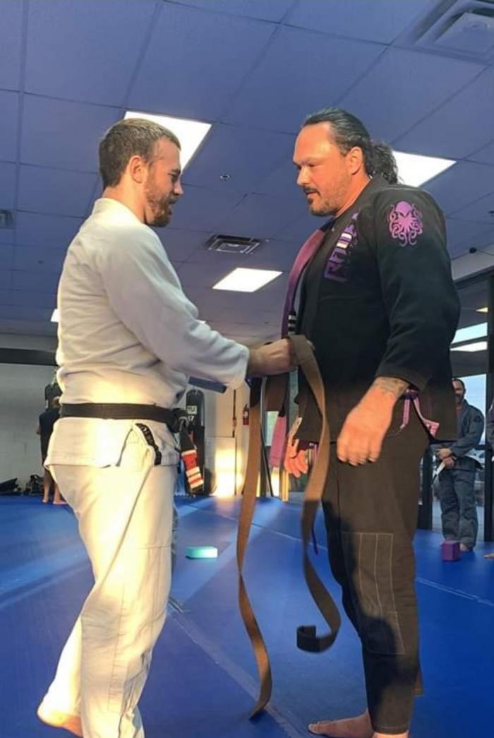 Brown belt · July 11, 2022 · Promoted by Kevin Scott