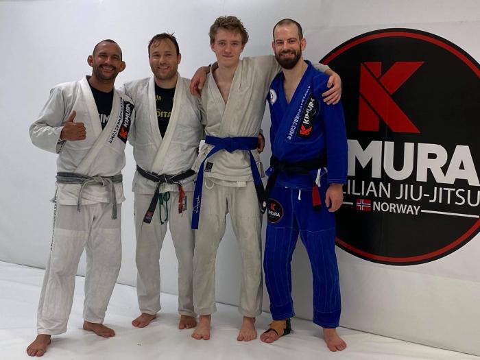 Blue belt · September 11, 2021 · Promoted by Marius Brændhagen Håkonsen