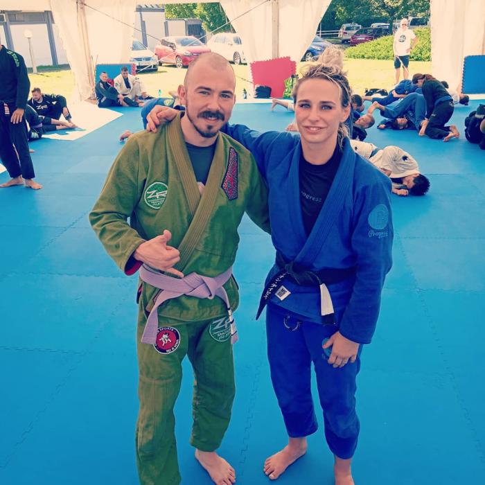 World Champ Ffion Davis at Balaton Summer Camp, Siofok, Hungary, 2021