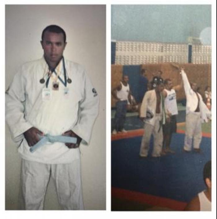 Macae, RJ, Brazil, 1998, when I still have hair, lol