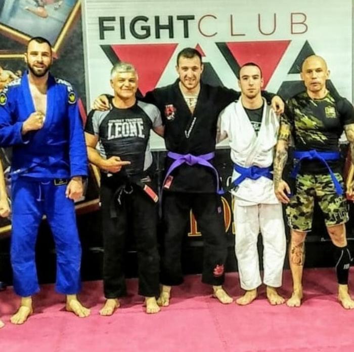 My purple belt promotion