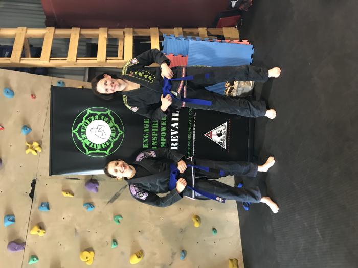 Blue belt · November 27, 2017 · Promoted by John Brown