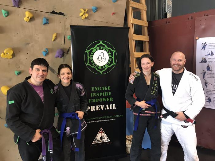 Blue belt · November 27, 2017 · Promoted by John Brown
