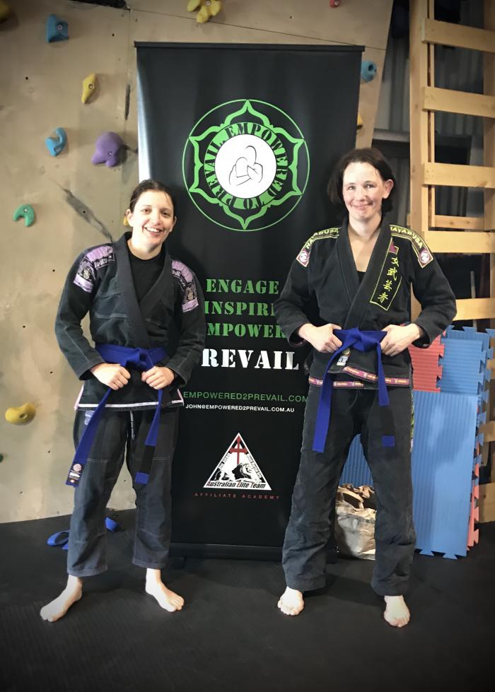 Blue belt · November 11, 2017 · Promoted by John Brown