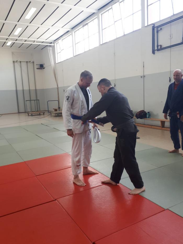 Blue belt · August 21, 2022 · Promoted by Oliver Geddes