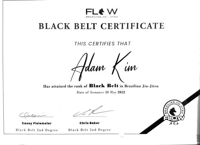 Black belt · May 31, 2022 · Promoted by Casey Pielemeier