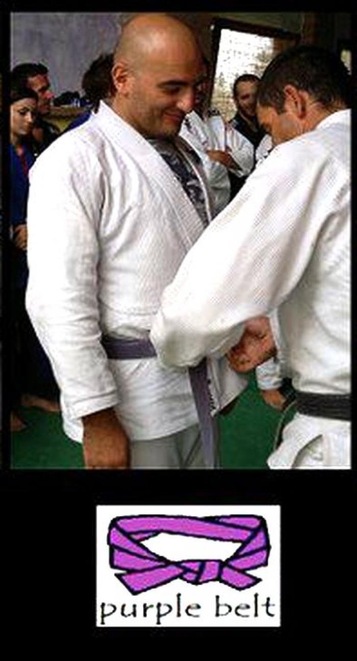 Purple belt · August 25, 2012 · Promoted by Roberto Atalla