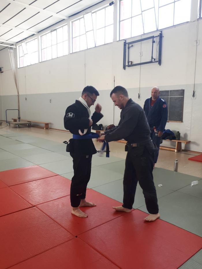 Blue belt · August 21, 2022 · Promoted by Oliver Geddes
