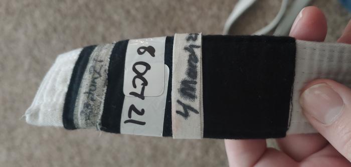 White belt · May 1, 2021