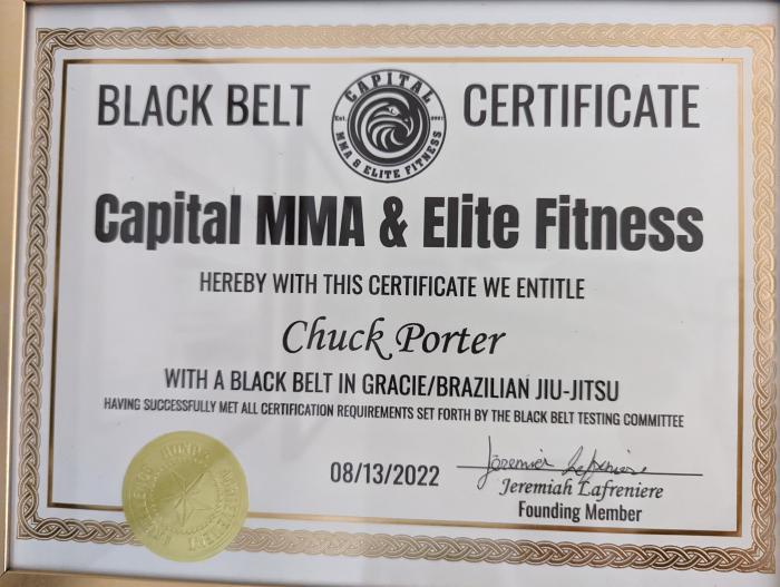 Black belt · August 13, 2022 · Promoted by Jeremy Lafreniere