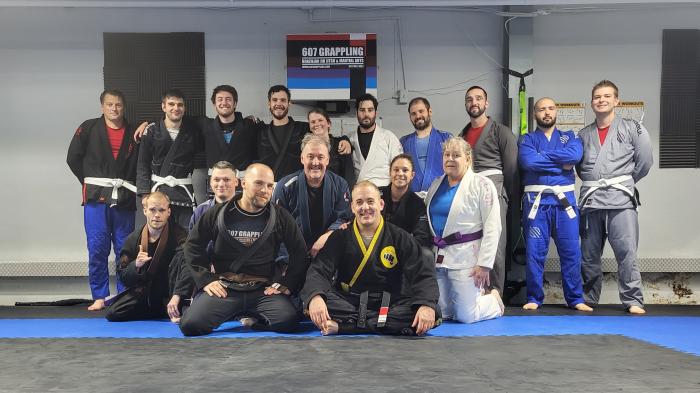 607 Grappling crew and Mike DesRosiers