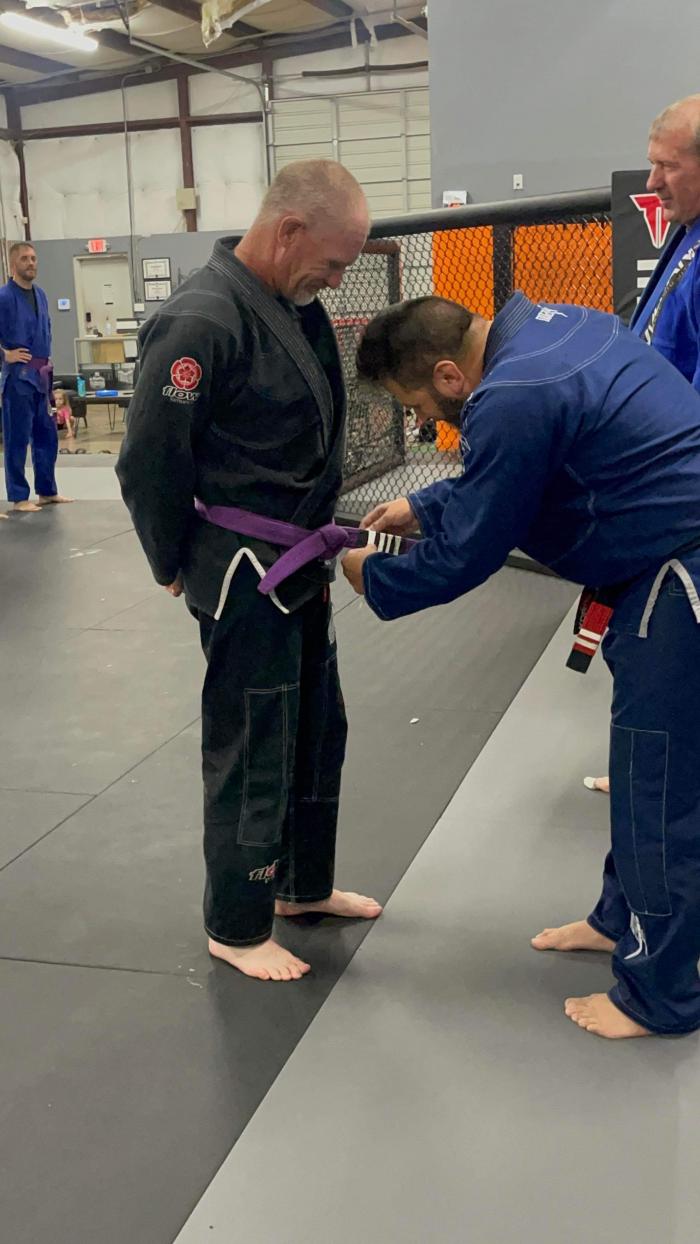 Purple belt · January 11, 2020 · Promoted by Gerald Gonzalez