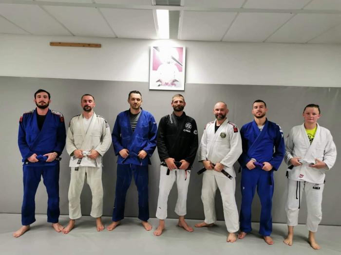 Slovakian squad visiting SixBlades Jiu jitsu München