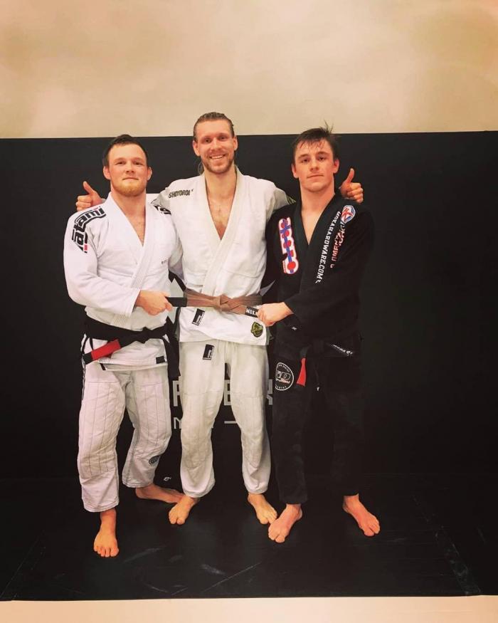 Brown belt · December 18, 2017 · Promoted by Tommy Lilleskog Langaker