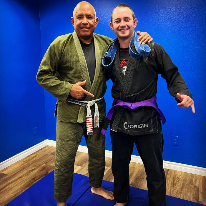 Purple belt · August 28, 2022 · Promoted by Roy Harris