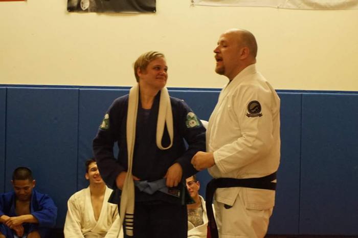 Blue belt · April 20, 2016 · Promoted by Eric