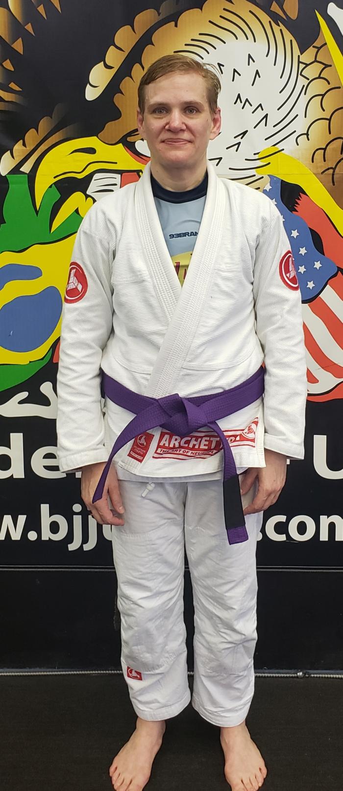 Purple belt · January 3, 2020 · Promoted by Eric