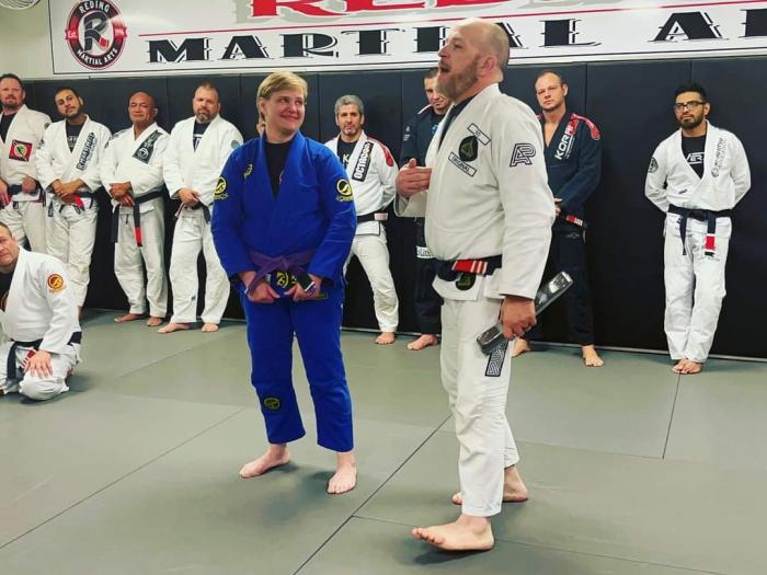 Brown belt · March 26, 2022 · Promoted by Eric
