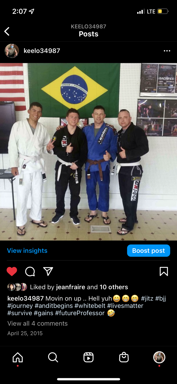 White belt · April 25, 2015