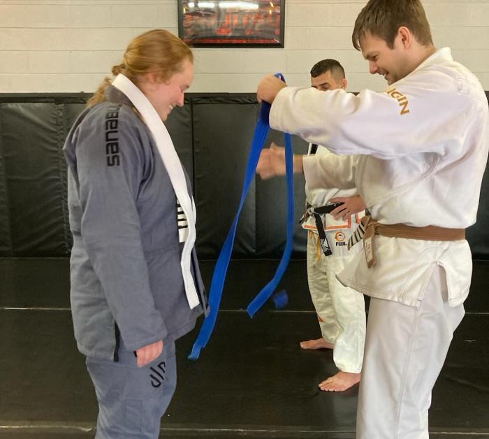 Blue belt · December 4, 2021 · Promoted by Spencer Reeves