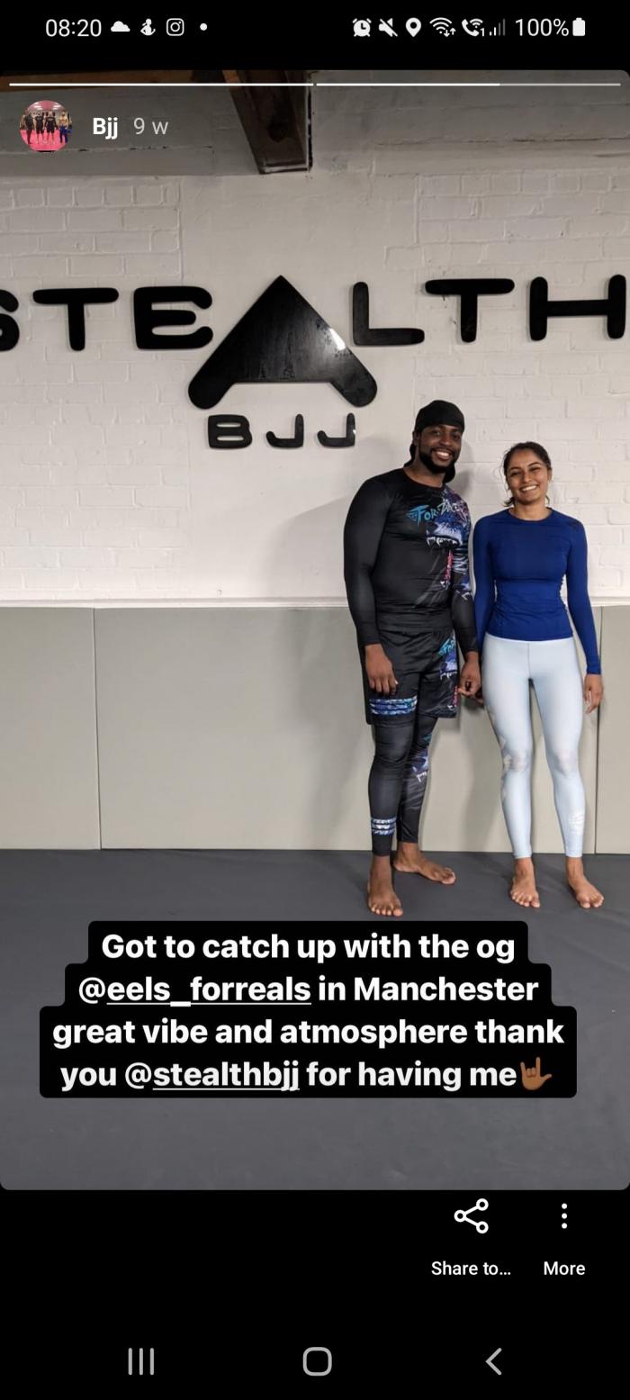 Stealth BJJ Manchester With Old Blue Belt Training Partner