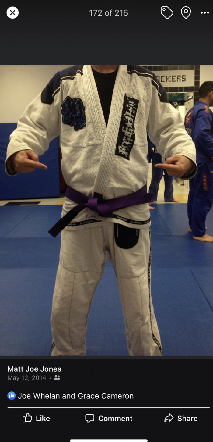 Purple belt · May 12, 2014 · Promoted by David Ogden