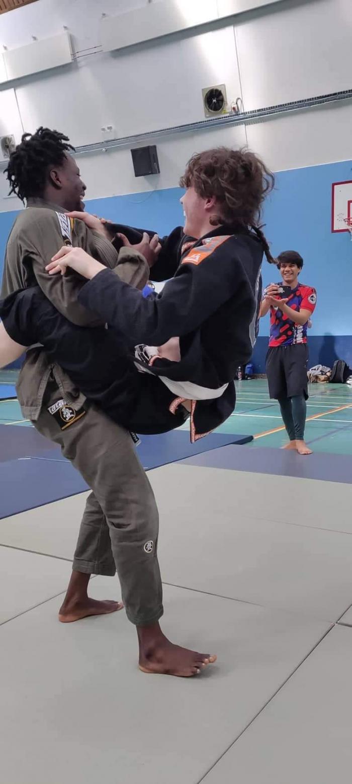 Competing against a teammate in the Irish interversity 2021